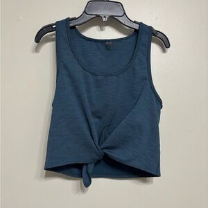 Beyond Yoga Favorite Lounge Cropped Tank in Blue. Womens size medium